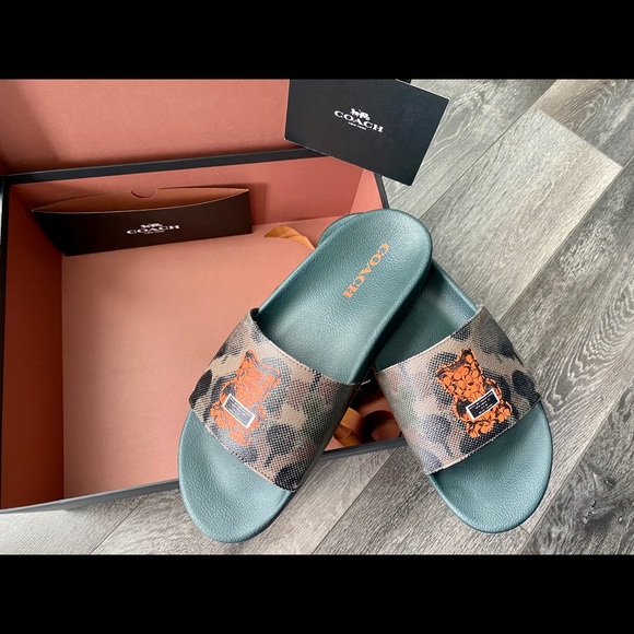 coach mens slides